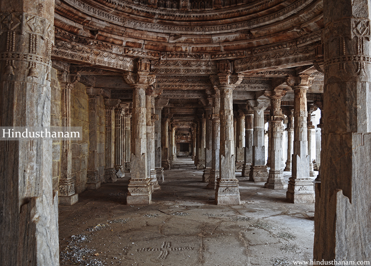 Pillars in Main compound of Topkhana/ Sanskrit school