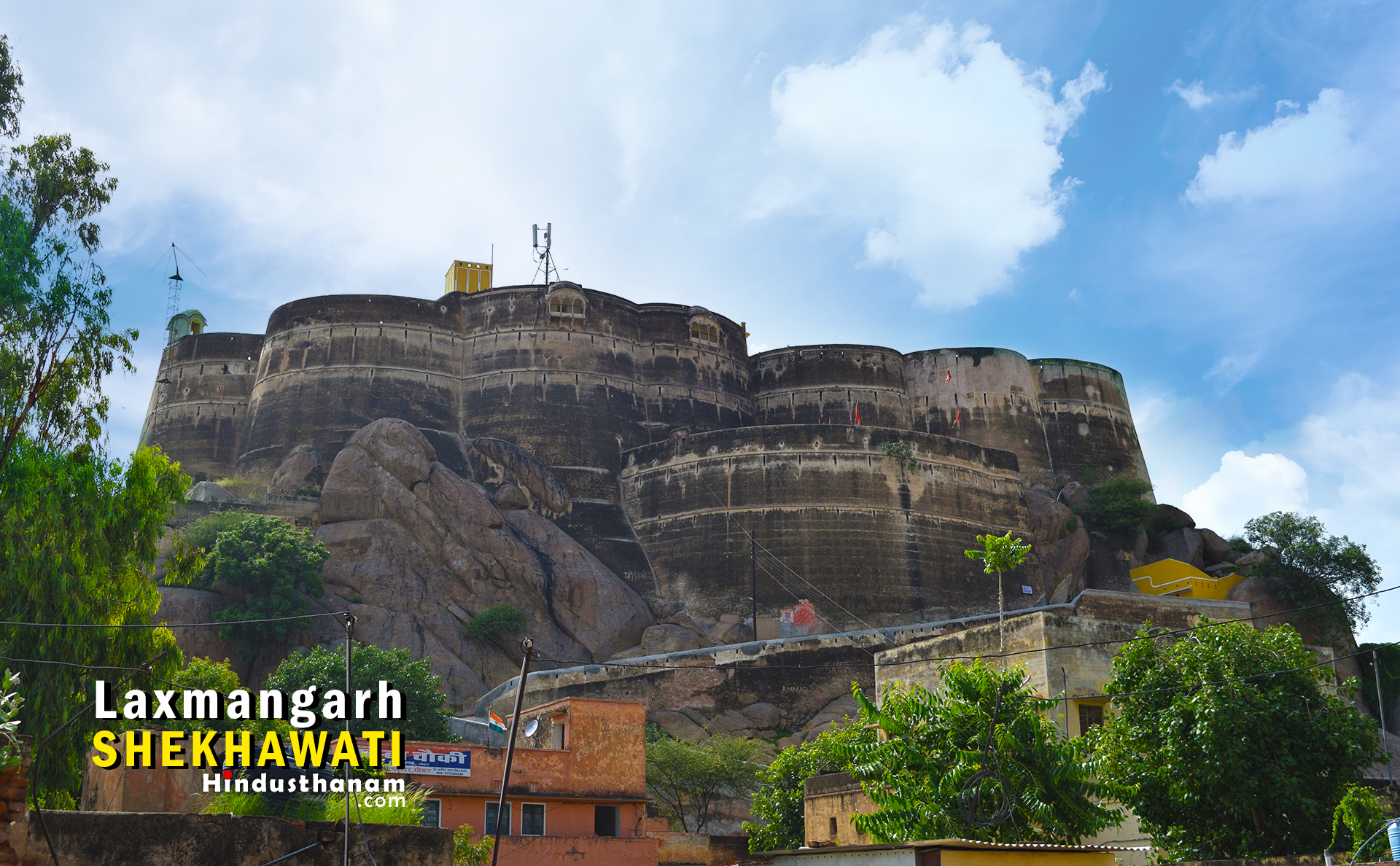 Laxmangarh Fort Sikar Shekhawati HD Photos